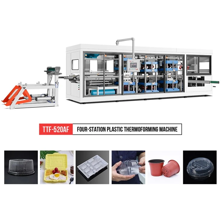 Plastic Cake Box Thermoforming Machine